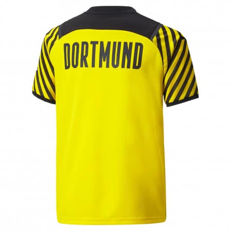 Puma Kinder Borussia Dortmund Home Trikot 2021/22 759038-01 176 Cyber Yellow-Puma Black | 176