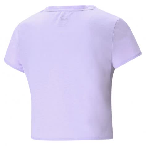 Puma Damen T-Shirt Train Twisted Tee 520283-16 L Light Lavender | L