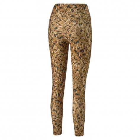 Puma Damen 7/8 Tight Safari Glam High Waist 522250-74 XL Desert Tan-Fur Real Print | XL