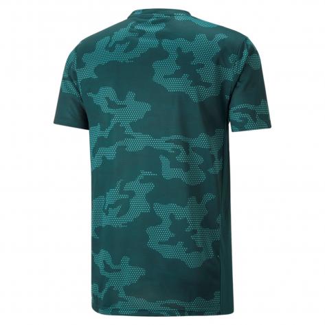 Puma Herren T-Shirt TRAIN OFF SEASON AOP TEE 522358-24 S Varsity Green | S