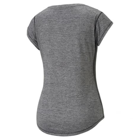 Puma Damen T-Shirt Train Favorite Heather Cat Tee 522418-01 S Puma Black Heather | S