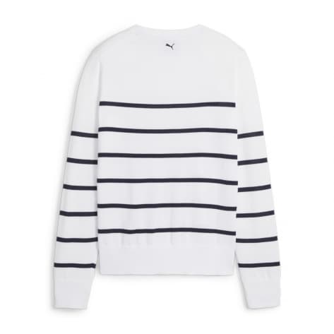 Puma Damen Sweatshirt W Resort Crewneck Sweater 623942-01 L White Glow-Deep Navy | L