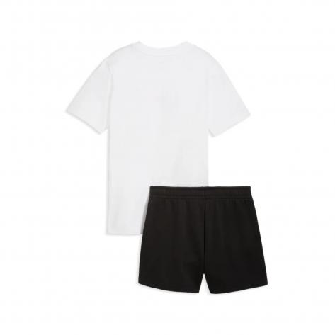 Puma Mädchen Set T-Shirt Logo Tee + Shorts Set 686307 