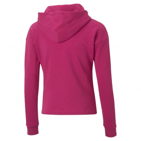 Puma Mädchen Kapuzenpullover ESS+ Logo Cropped Hoodie TR G 846957-14 176 Festival Fuchsia | 176