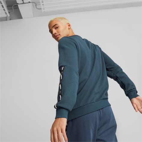 Puma Herren Pullover ESS+ Tape Crew TR 847384-16 S Dark Night | S