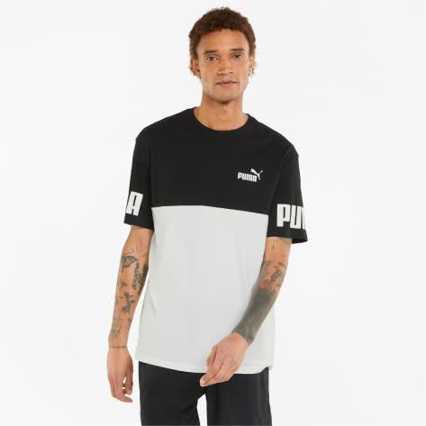 Puma Herren T-Shirt Power Colorblock Tee 847389 