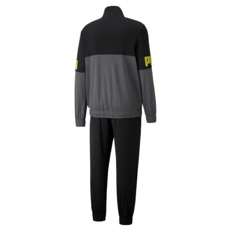 Puma Herren Trainingsanzug Power Poly Suit 848108-51 S Puma Black-Lemon Sherbert | S