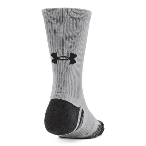 Under Armour Unisex Socken UA Performance Tech 3pk Crew 1379512-011 42-46 Mod Gray | 42-46