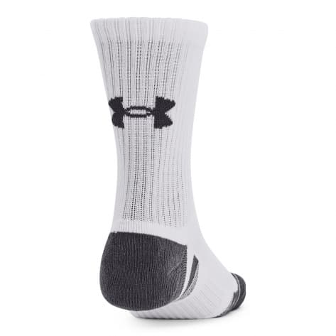 Under Armour Unisex Socken UA Performance Halbhohe 1379530-100 47-50 White | 47-50