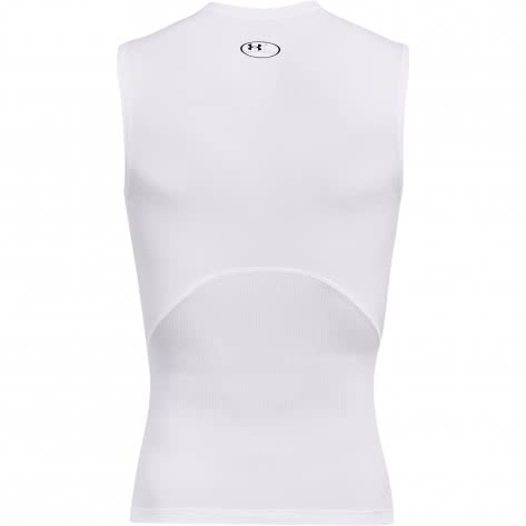 Under Armour Herren Tank Top HG Armour Comp SL 1361522-100 M White/Black | M