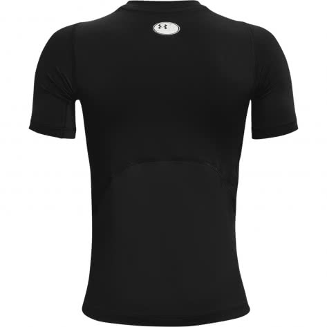 Under Armour Jungen Shirt HeatGear Short Sleeve 1361723-001 149-160 Black/White | 149-160