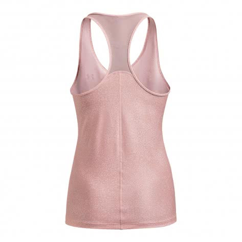 Under Armour Damen Tanktop HeatGear Armour Racer Print Tank 1365108-676 L Retro Pink/Pink Note/Metallic Silver | L