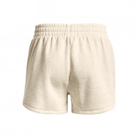Under Armour Damen Short Rival Fleece Short 1369858-783 S Oatmeal Light Heather | S