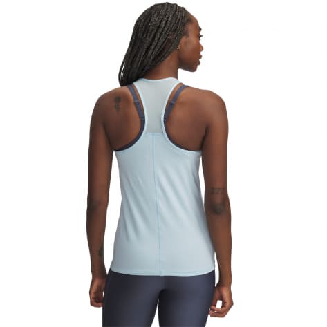 Under Armour Damen Tank Top HeatGear Racer 1328962-494 XL Stream/White | XL