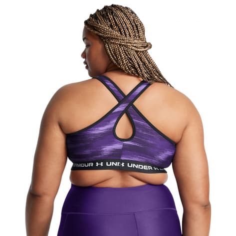 Under Armour Damen Sport BH Armour Mid Crossback Print-Große Größen 1362899 