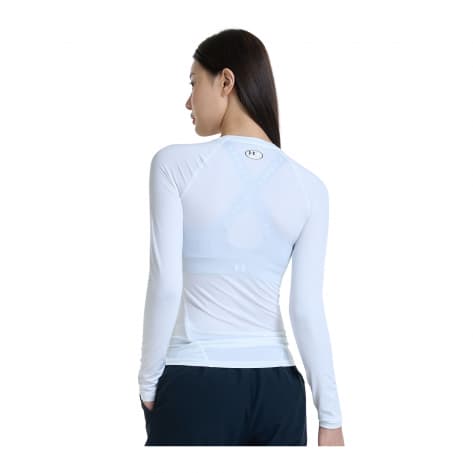 Under Armour Damen Shirt HG Authentics Comp LS 1365459-100 M White | M