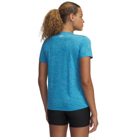 Under Armour Damen T-Shirt Tech SSV- Twist 1384227-452 L Ether Blue | L