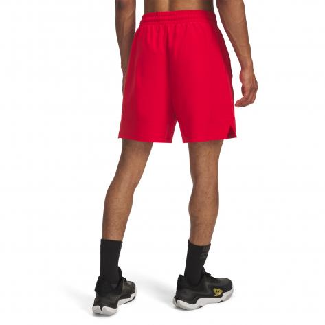 Under Armour Herren Short Zone 7-Inch Woven Short Graphic 6006261-600 S Red/Black | S