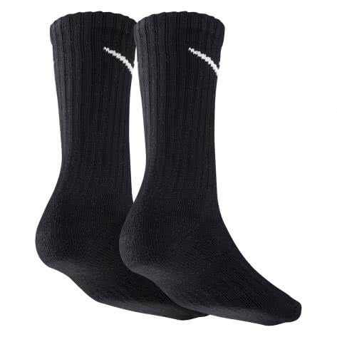 Nike Value Cotton Socken 3er Pack SX4508-001 34-38 Black/(White) | 34-38