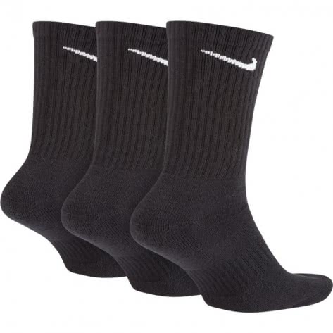 Nike Unisex Sportsocken Everyday Cushion Crew 3PR SX7664-010 42-46 Black/White | 42-46
