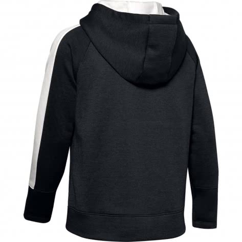 Under Armour Damen Kapuzenpullover Recovery Fleece Graphic Hood 1349092-001 XS Black/Onyx White | XS