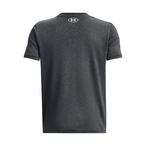 Under Armour Jungen T-Shirts UA B Logo Wordmark SS 1380747-001 160-170 Black Medium Heather | 160-170