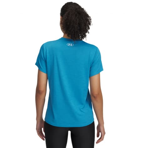 Under Armour Damen T-Shirt Tech Textured SSC 1383641-452 S Ether Blue | S