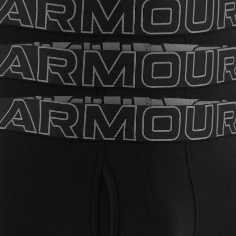 Under Armour Herren Boxershorts COTTON-SOLID 8 cm 3 Pack UUSHJ083 