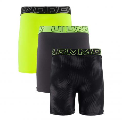 Under Armour Jungen Boxershorts TECH-PRINTS 3 Pack UWSHJ05F-730 160-170 Hi-Vis Yellow | 160-170
