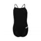 Arena Mädchen Badeanzug TEAM SWIMSUIT CHALLENGE SOLID 004765-550 152 Black-White | 152