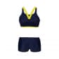 Arena Damen Bikini WOMEN'S ARENA BRANCH BIKINI ENERGY 006123-760 34 Navy/Soft Green | 34