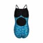 Arena Mädchen Badeanzug Pooltiles Swim Suit 007223-580 164 Black-Blue Multi | 164