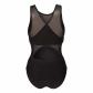 Arena Damen Badeanzug Mesh Swimsuit Cross Back 011718-500 42 Black | 42