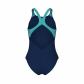 Arena Mädchen Badeanzug PAINTERLY SWIMSUIT V BACK 011756 