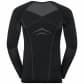 Odlo Herren Langarmshirt FUNDAMENTALS PERFORMANCE WARM 195792-60056 XXL Black - Odlo Graphite grey | XXL