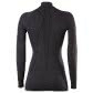 Falke Damen Langarmshirt Wool-Tech Zip Shirt 33210-3000 M black | M