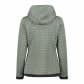 CMP Damen Fleecejacke Woman Jacket Fix Hood 34H2866-68ZS 34 Mineral-Bianco | 34