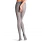 Falke Damen Strumpfhose Family Rib TI 48490-3390 44-46 light greymel. (3390) | 44-46