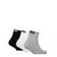 Puma Kinder Socken Kids Plain Quarter 3P 701233224-803 35-38 Grey/White/Black | 35-38
