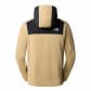 The North Face Herren Fleecejacke HOMESAFE FULL ZIP FLEECE HOODIE 855J-QV2 M Khaki Stone/TNF Black | M