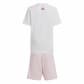 adidas Kinder Set T-Shirt+Hose LK BL CO T SET IQ4089 104 White/Multco | 104