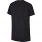 Nike Mädchen Trainingsshirt Dry Tee VNeck Swoosh AR5039-010 128-137 Black/White | 128-137