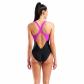 Arena Damen Badeanzug Wmn s Grid Swimsuit V Back Graph 010263 