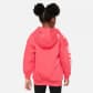Nike Mäden Kapuzenpullover Big Girls Oversized FZ Hoodie FD2960-648 128-137 LT Fusion Red/Med Soft Pink | 128-137