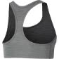Nike Damen Sport BH Swoosh Bra Pad BV3636-084 XS Smoke Grey/Pure/Black | XS