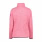 CMP Damen Jacke Knitted Melange Fleece Jacket 3H14746-10CM 48 Fucsia-Bianco-Titanio | 48