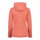 CMP Damen Jacke Knit-Tech Melange Hoody 3H19826-26CN 36 Campari-Bianco2 | 36