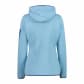 CMP Damen Jacke Knit-Tech Melange Hoody 3H19826-22LN 34 Cielo-Dusty Blue | 34