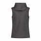 CMP Damen Weste Woman Hybrid Vest Fix Hood 33H5386-U423 34 Antracite | 34