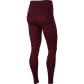 Nike Damen Tight Pro Luxe Mid Rise Tight CU5802-638 XL Dark Beetrot/Metallic Silver | XL